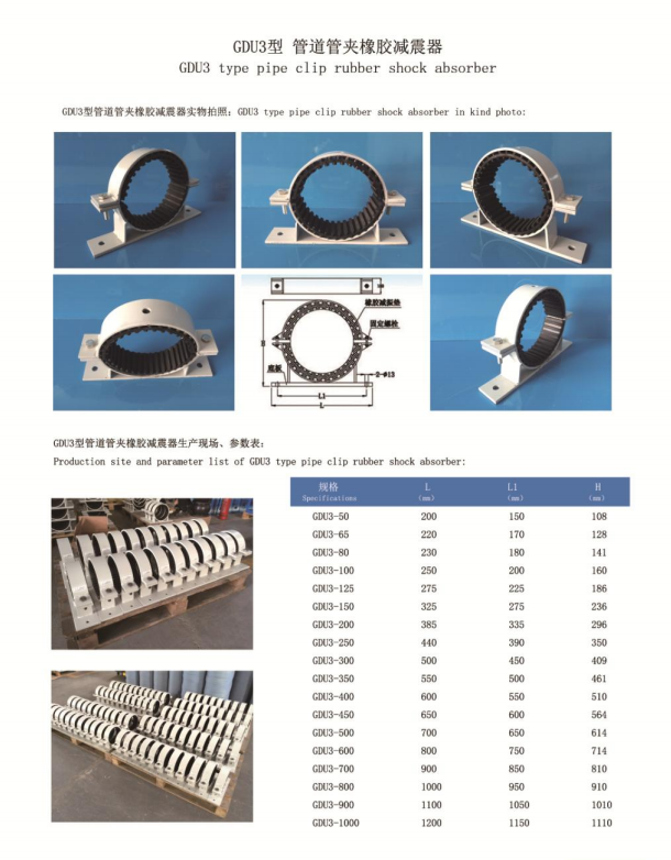 管道管夾參數表 管道管夾參數表